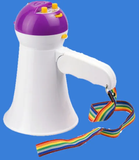 5w portable cheerleading megaphone toy