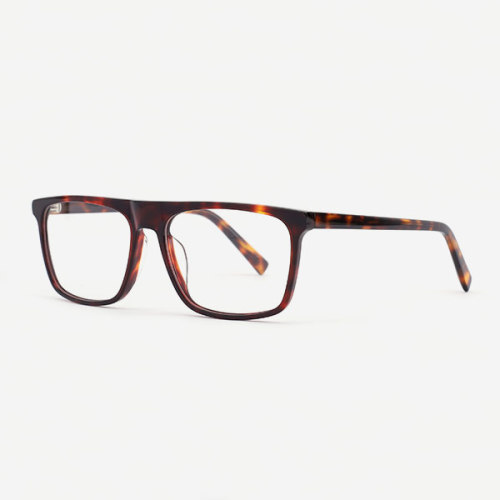 Rectangular Hand-made Men's Optical Frames 21A3113