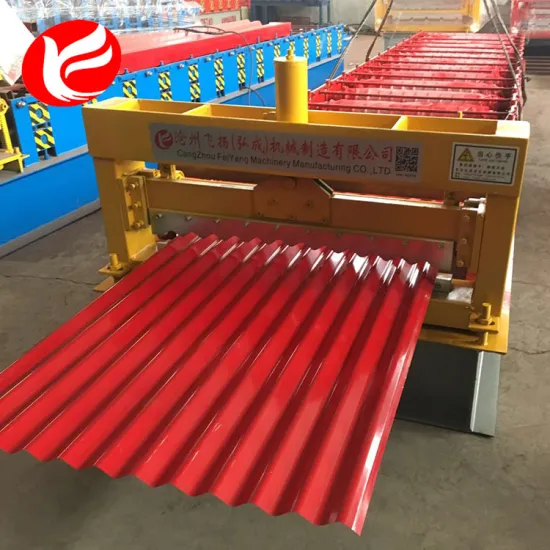 Automatic color steel corrugated roof sheet making machines