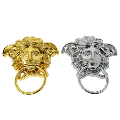 Wholesale Gold Medusa Head Buckles: Elegant Decorations for Medusa-Themed Dining Chairs and Sofas