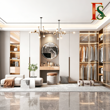 Sophisticated Bespoke Cabinet For Walk-in Wardrobe