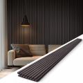 decorative acoustic 3D slat wood panel for store