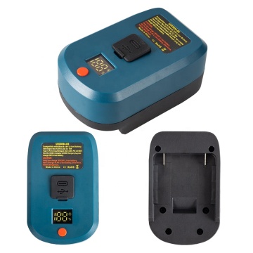 Adaptateur de chargeur de batterie USB de conception d'origine pour les batteries d'outils électriques rechargeables