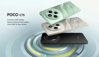 Xiaomi Global Version POCO C75 Mobile Phone 8GB+256GB NFC 4G5G Smartphone