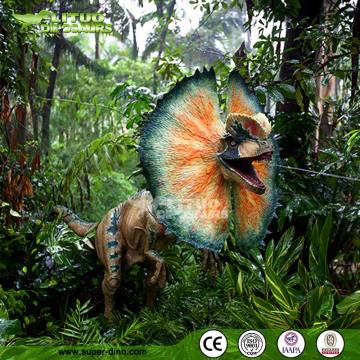 Life Size Real Animatronic Jurassic Park Simulation Dinosaur