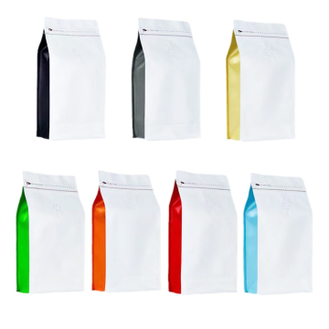 Wholesale Moisture Proof Coffee Bags with Valve Zippers for 250g and 500g Coffee Bean Packaging