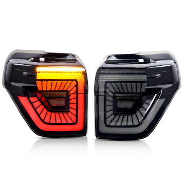 Pasangan unit lampu ekor mobil untuk Toyota 4 Runner 2010-2021 LED Rem Signal Sinyal Tuning Light Tuning Sistem Lampu Belakang Mobil