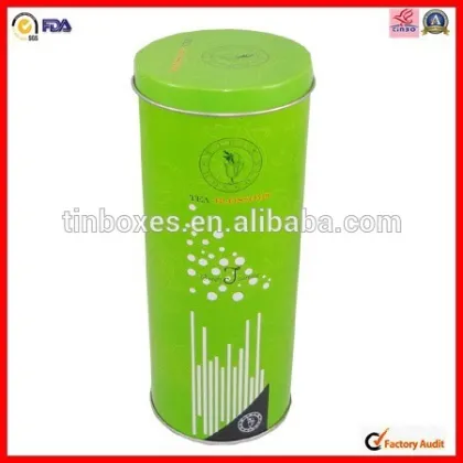 high reputation empty tea round gift tin cans