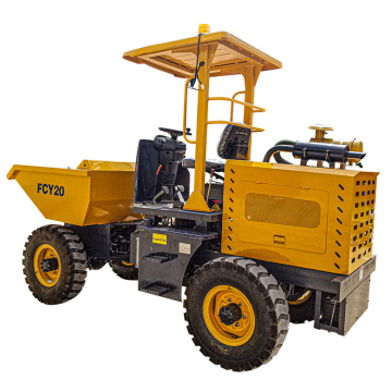 CE Certified 4x4 Mini Dumper with 2 Ton Loading Capacity and Sunroof