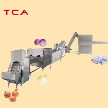 TCA高品質のオニオンの皮むきと切断機-IQFオニオン加工ライン