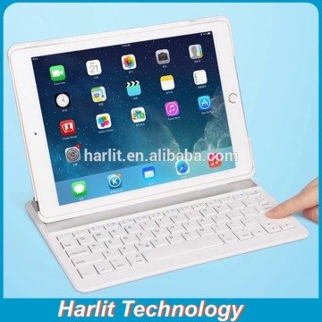 For iPad Pro 9.7 inch Ultra Leather Keyboard Case Cover Detachable Bluetooth Keyboard with Stand Leather Case For iPad Air 2