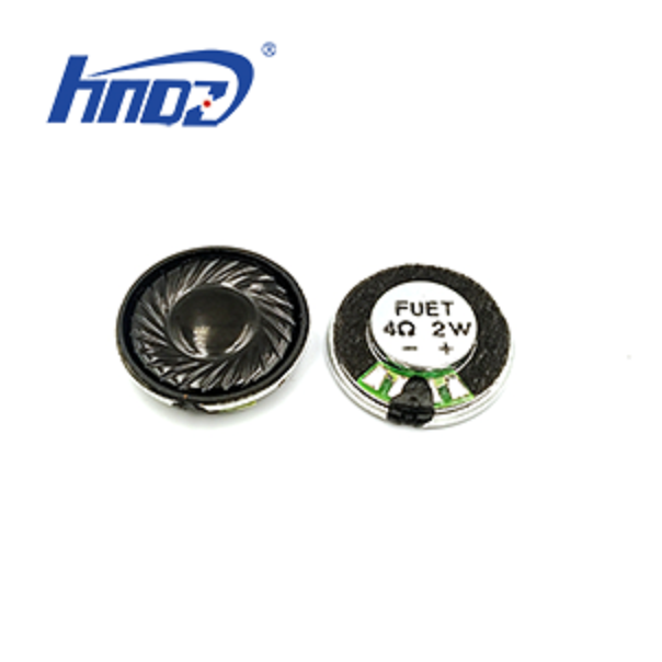 23x5.3mm 4ohm 2W Mylar 스피커 630Hz