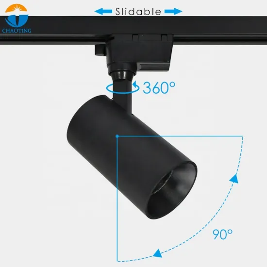 Industrial Removable Frame Barn Light with 4-Wire 3 Phase Ceiling Spotlight Track Light