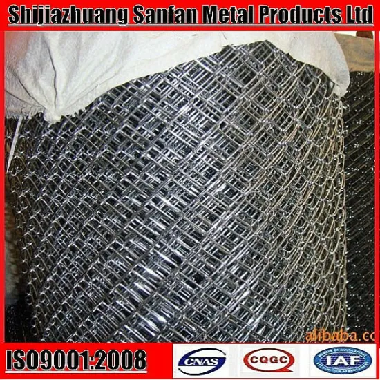 green 9 gauge pvc coated chain link fence