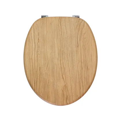 Fanmitrk Toilet Seat Golden Silk Yinmao Finish E100-1