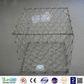 Hot mergulhado galvanizado malha de malha de malha mútua gabion