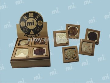 Chinese wholesale wood assort puzzle set