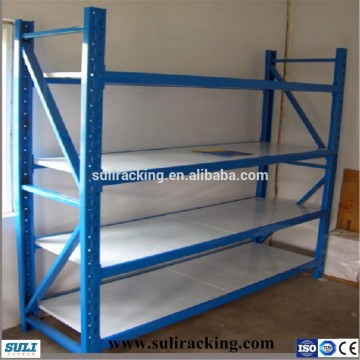 long span shelving for industrial warehouse stacking