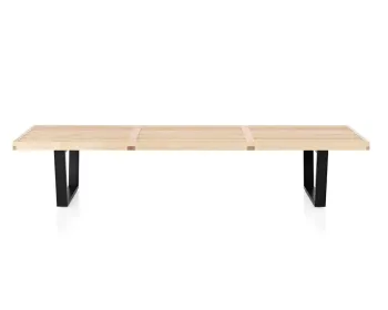 Nelson Style Natural Wood Garden Outdoor Bench