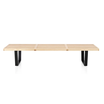Nelson Style Natural Wood Garden Outdoor Bench