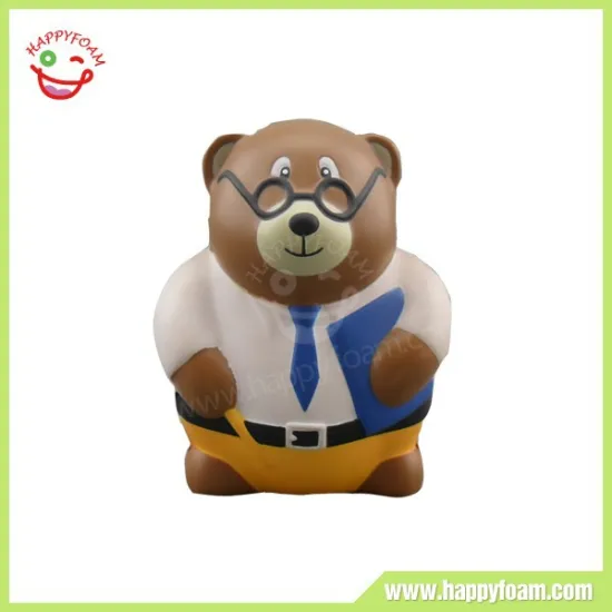 Pu anti stress ball bear toys