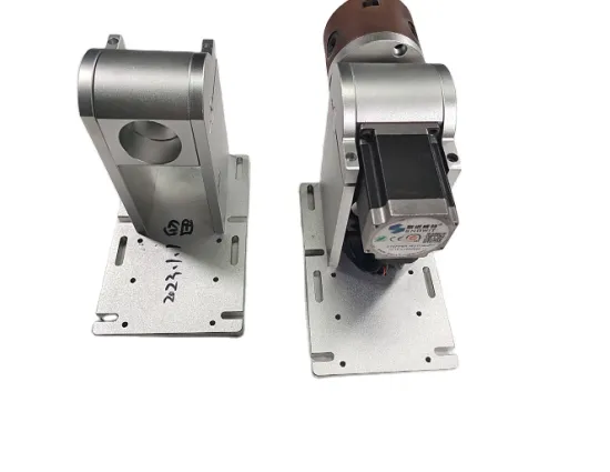 Customized Marking Machine with Rotating Shaft D80 Chuck and Welding Platform - Aluminum Accessories