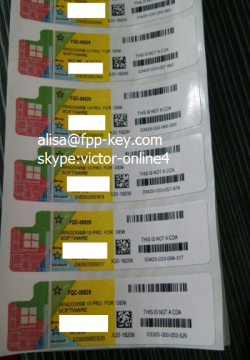 Genuin Win 10 pro oem coa 32/64bit free shipping DHL