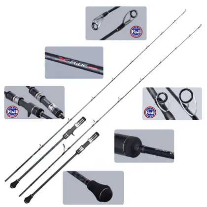 Lurekiller 1.9m Toray Carbon Cloth Saltwater Slow Jigging Boat Fishing Rod