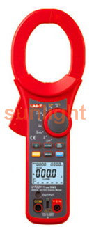 True RMS 2000A Digital Clamp Meter, AC/DC/Resistance/Frequency Clamp Multimeter, UT221