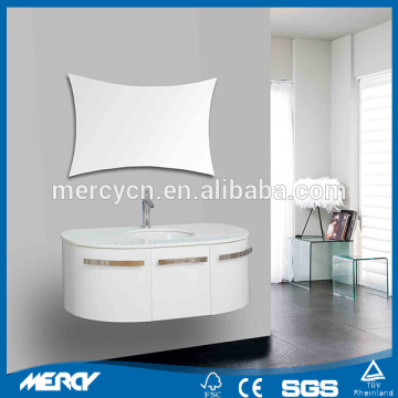 White Curve Plastic furniture for bathroom