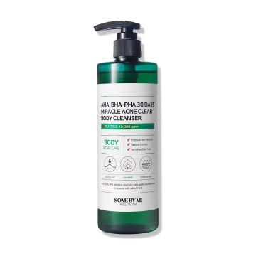 30 Days Miracle Acne Clear Body Cleanser by SOME BY MII - 400g Korea Shower Gel