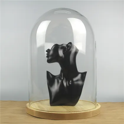 ODM/OEM Glass Dome with Base - D30cm * H43cm