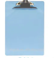 FC plastic clipboard with butterfly clip