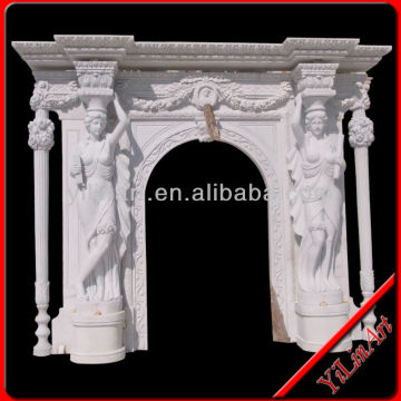 Carved Marble Door Surround Sculpture YL-M024