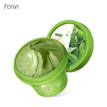 Maschera di fango da tè verde: rimozione del punto nero nutriente e restringimento dei pori