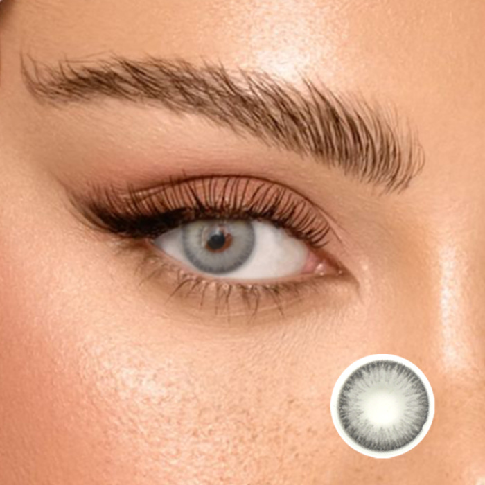 Brand myopic eye contact lenses have patterns