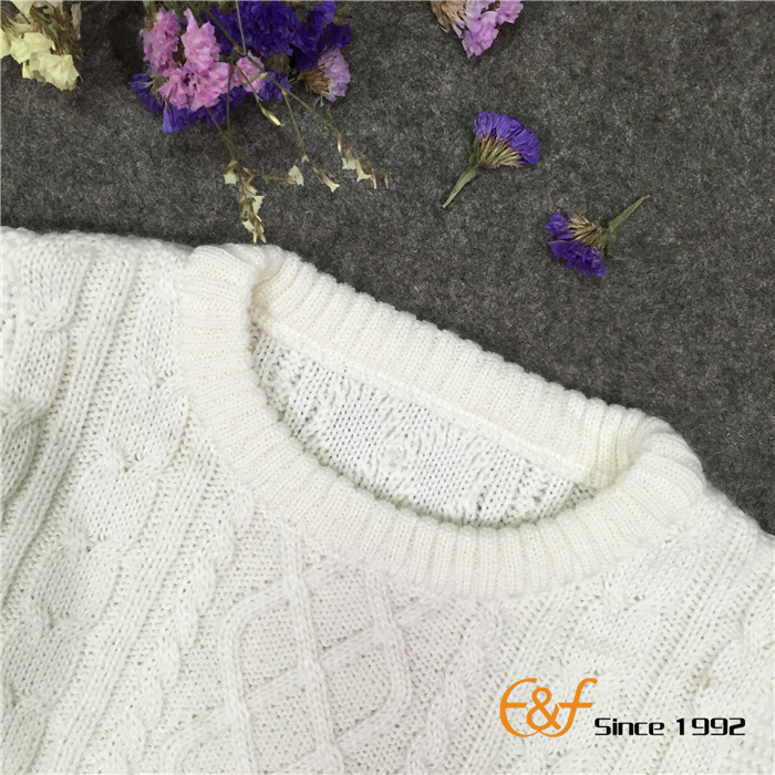 Pure Color Pullover Sweater with Nack