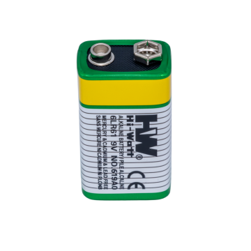 Bateria alcalina HW 9V 6LR61