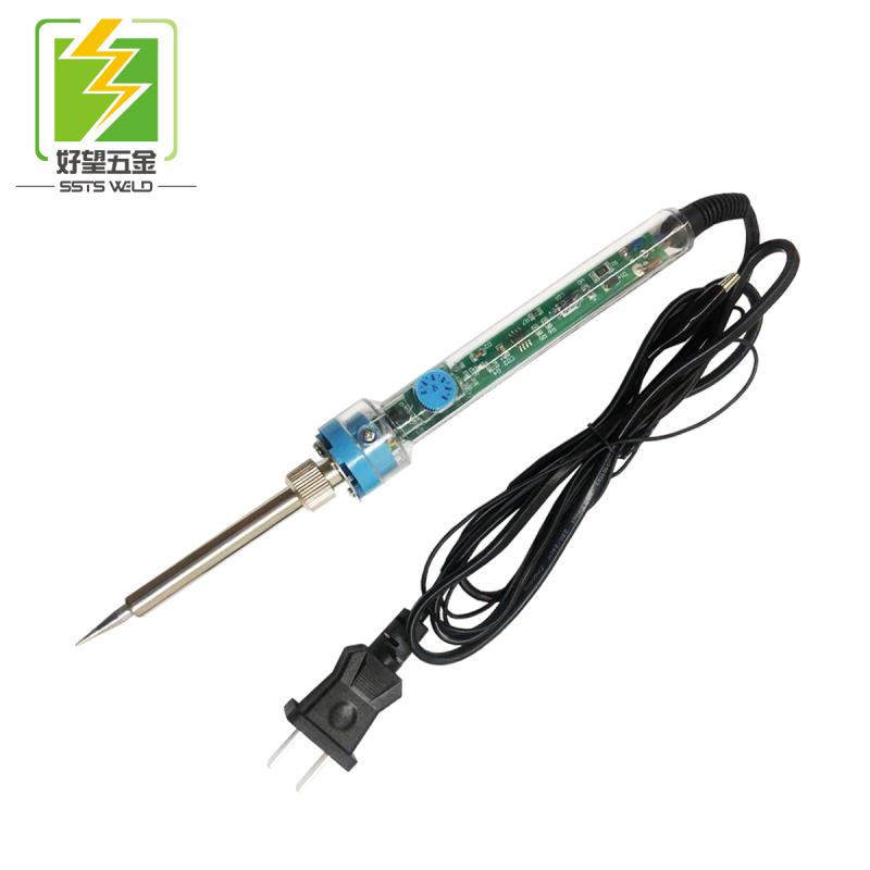 Adjustable 60W Replaceable Tip Soldering Iron for Electronics, Cell Phone, and Tricycle Repair