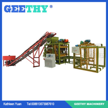 Qtj4-25 Automatic Hollow Concrete Block Machine