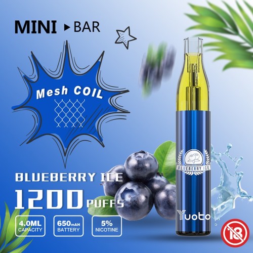 Wholesale YUOTO Mini Bar 1200puffs Disposable Vape pen