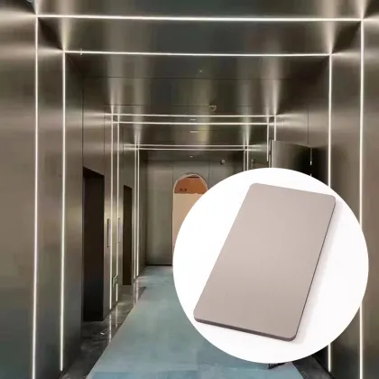 Wear Resistant Paint Free PET Wood Veneer Panel