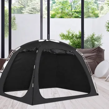Hot Sale Blackout Bed Tent: Lightweight Portable Indoor Privacy Canopy with Breathable Fabric