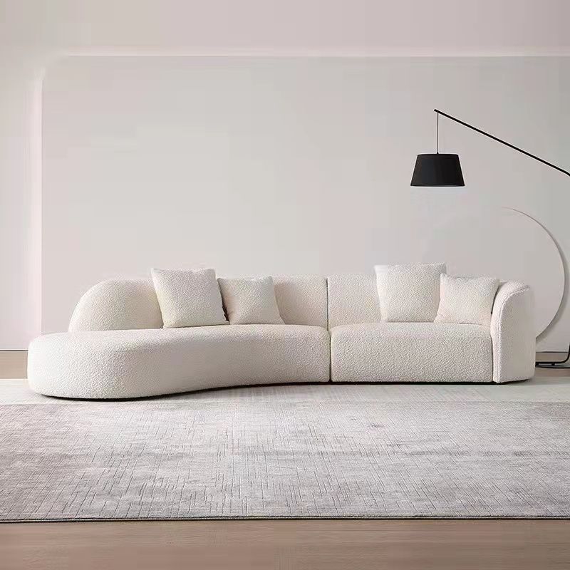 Desainer Italia 3 Sofa sofa sudhut mlengkung