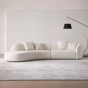 Sofa incurvé de 3 places italien 3 places