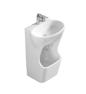 LZ-Hwa.Vic Simple Ceramic Foot Wash Basin for Muslim Wudu
