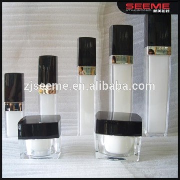 Popular Square Cosmetic Bottles And Jars Sets