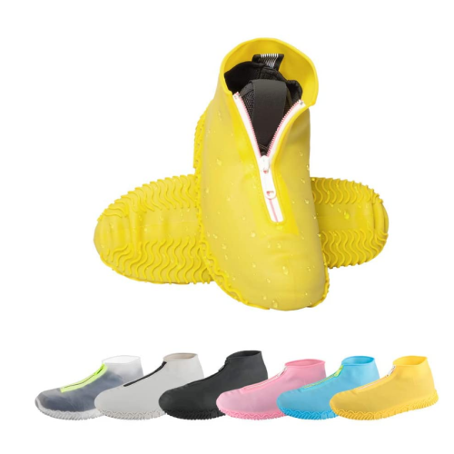 100% Elastic Silicone Chuva Zipper Shoe Covers