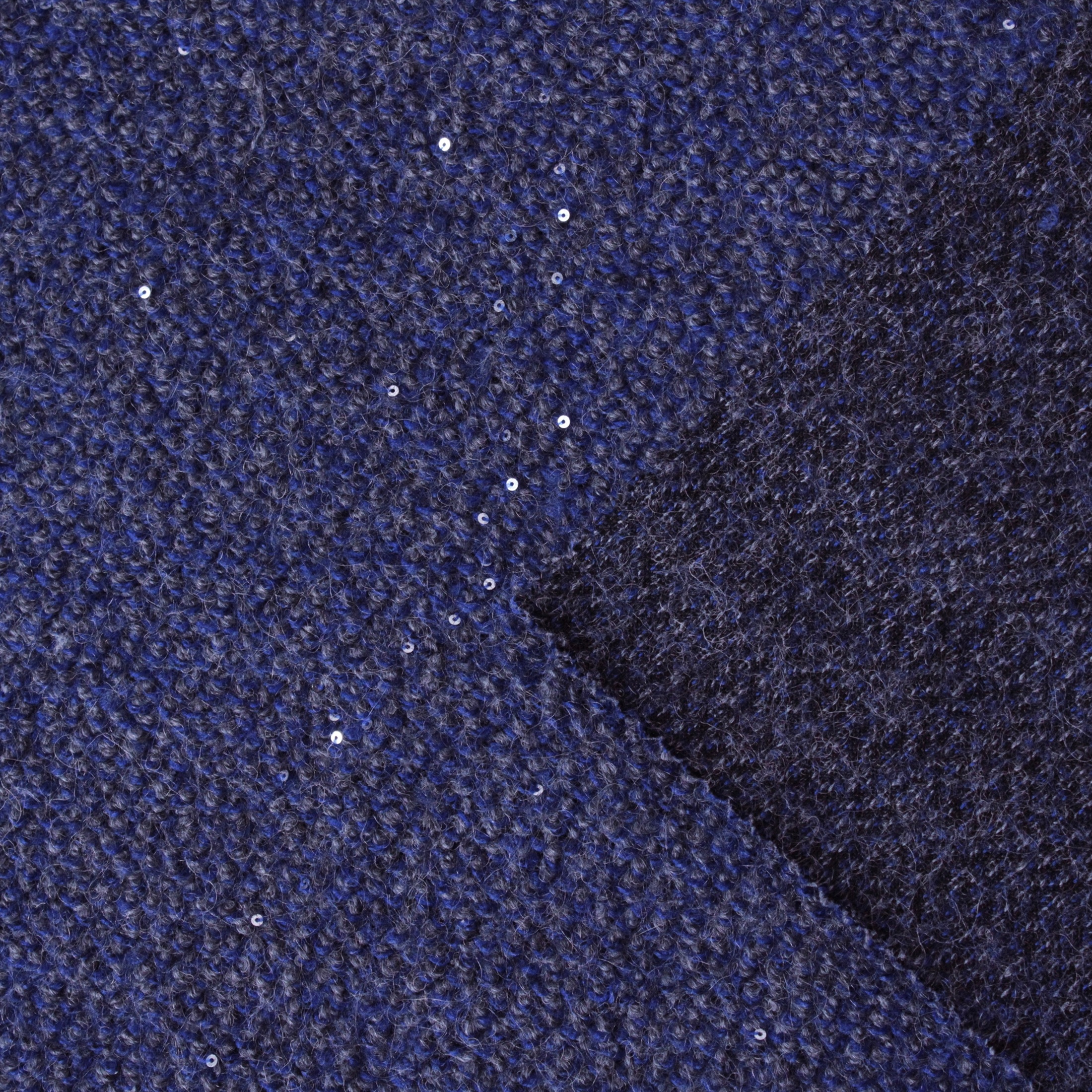 wool blend sequins fabric