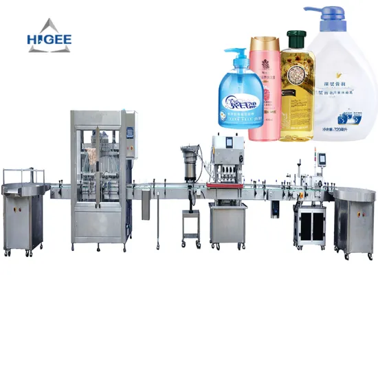 Higee Full-auto Filling Machine for Hand Wash Liquid Soap